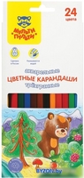 Набор акварельных карандашей Мульти-пульти Невероятные приключения CP_41151 (24 цвета) - фото