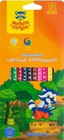 Набор цветных карандашей Мульти-пульти Енот-следопыт CP_20537 (12 цв) - фото