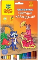 Набор цветных карандашей Мульти-пульти Енот в Испании CP_10756 (18 цв) - фото