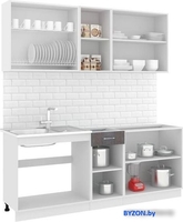 Готовая кухня Кортекс-мебель Корнелия Лира-лайт 2.0м (дуб сонома/венге/марсель) - фото2