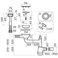 Сифон Omoikiri WK-1C 4956760 - фото2