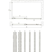 Душевой уголок Veconi RV-072B RV072B-10090-01-C4 - фото2