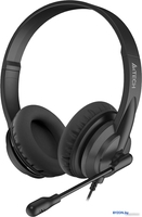 Офисная гарнитура A4Tech HS-10 (черный) - фото, картинка Офисная гарнитура A4Tech HS-10 (черный) - фото