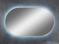 Континент Зеркало Fleur Led 110x65 (бесконтактный сенсор, холодная подсветка) - фото