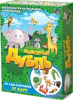 Настольная игра Нескучные игры Дубль. Животные 8462 - фото