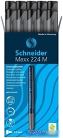 Маркер перманентный Schneider Maxx 224 M 1201 (черный) - фото2