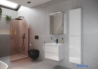 Sancos Тумба под умывальник Libra LB100W (белый глянец) - фото2