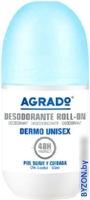 Антиперспирант шариковый Agrado Dermo Unisex 48h Protect с экстрактом хлопка (50 мл) - фото