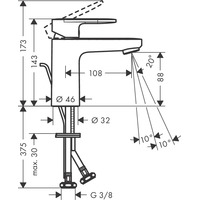 Смеситель Hansgrohe Vernis Blend 71551670 - фото2