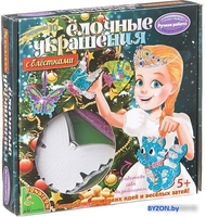 Набор для создания поделок/игрушек Bondibon Елочные украшения с блестками ВВ1563 - фото