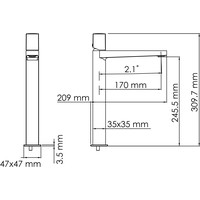 Смеситель Wasserkraft Naab 8603H - фото2