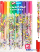 Набор гелевых ручек ArtSpace Wonderland GP10_97313 (10 цв) - фото