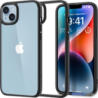 Чехол для телефона Spigen Ultra Hybrid iPhone 14 Plus ACS04895 (matte black) - фото