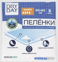 Пеленки Modum Dry Day Super 60x60 (5 шт) - фото