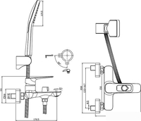 Смеситель Rossinka Silvermix RS46-30 - фото2
