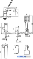 Смеситель Lemark Bronx LM3745GM - фото2