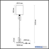 Торшер Odeon Light Bagel 5410/1F - фото2