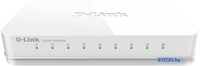 Неуправляемый коммутатор D-Link DGS-1008A/F1A - фото