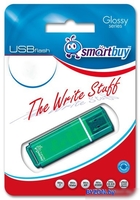 USB Flash Smart Buy Glossy Green 4GB (SB4GBGS-G) - фото2