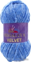 Пряжа для вязания Himalaya Velvet 90027 (светло-синий) - фото