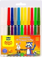 Фломастеры Мульти-пульти Енот в Стране Чудес WP_14747 (12 шт) - фото