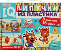 Игра на липучках Умные игры Любимые герои. Три кота. IQ-липучки 4650250514879 - фото