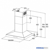 Кухонная вытяжка Korting KHC 9831 XGN - фото2, картинка2 Кухонная вытяжка Korting KHC 9831 XGN - фото2