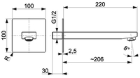 Излив Armatura Logon 836-005-00 - фото2