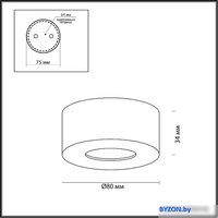 Точечный светильник Odeon Light Bene 4282/7СL - фото2