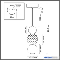 Подвесная люстра Odeon Light Crystal 5007/7LA - фото2