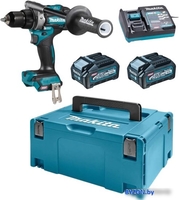 Дрель-шуруповерт Makita DF001GM201 (с 2-мя АКБ 4 Ah, кейс) - фото