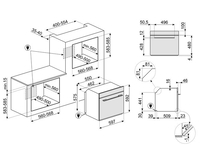 Электрический духовой шкаф Smeg Linea Aesthetic SOP6102TB3 - фото2