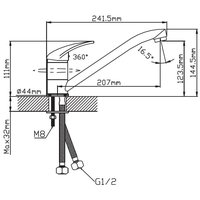 Смеситель Cronwil CD038-42 - фото2
