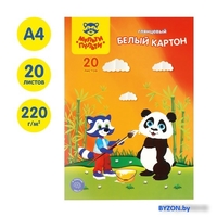 Набор белого картона Мульти-пульти Приключения Енота КБ20_31564 (20 л) - фото2