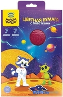 Набор цветной бумаги Мульти-пульти Енот в космосе ЦБ7А5б_16846 (7 цв) - фото