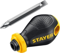 Отвертка Stayer Hercules-Mini 2-in-1 38 мм переставная PH2/SL6 2511_z02 - фото