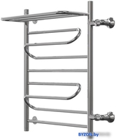 Полотенцесушитель Granula Браво, с полочкой боковое подключение правое 50х60 см - фото