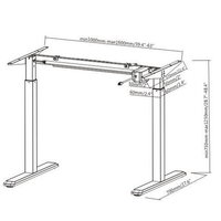 Подстолье ErgoSmart Electric Desk Prime (черный) - фото2