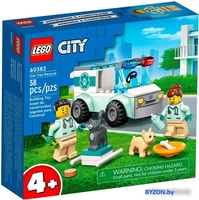 Конструктор LEGO City 60382 Ветеринарный фургон - фото