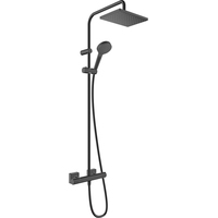 Душевая система Hansgrohe Vernis Shape Showerpipe 230 1jet 26286670 (черный матовый) - фото