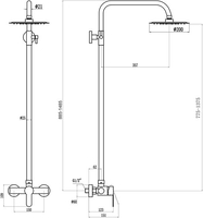 Верхний душ Fmark FS8205H - фото2
