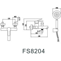 Смеситель Fmark FS8204H - фото2