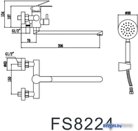 Смеситель Fmark FS8224H - фото2