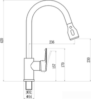 Смеситель Savol S-002801 - фото2