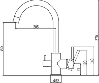 Смеситель Savol S-L1802 - фото2