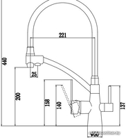 Смеситель Savol S-L1805H-04 - фото2