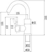 Смеситель Savol S-SUS8002 - фото2
