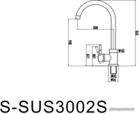 Смеситель Savol SUS3002Y - фото2