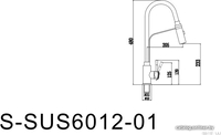 Смеситель Savol SUS6012-04 - фото2