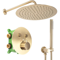 Душевая система Rea Lungo Miler Brush Gold P6716 - фото